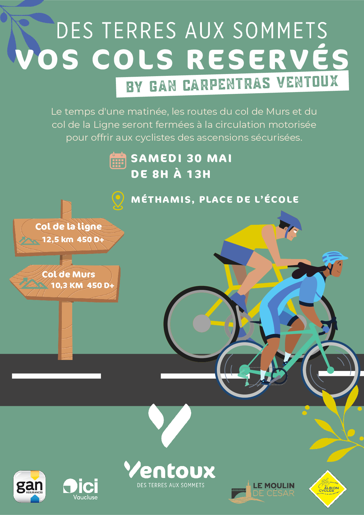 Vos cols réservés by Gan Carpentras Ventoux